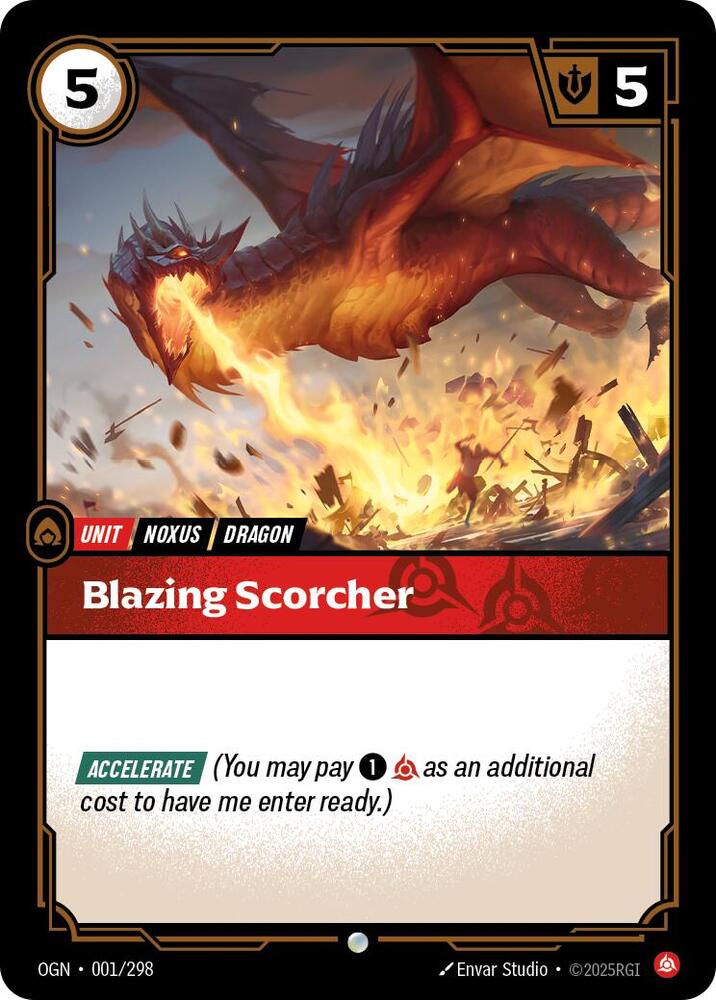 Blazing Scorcher — Origins