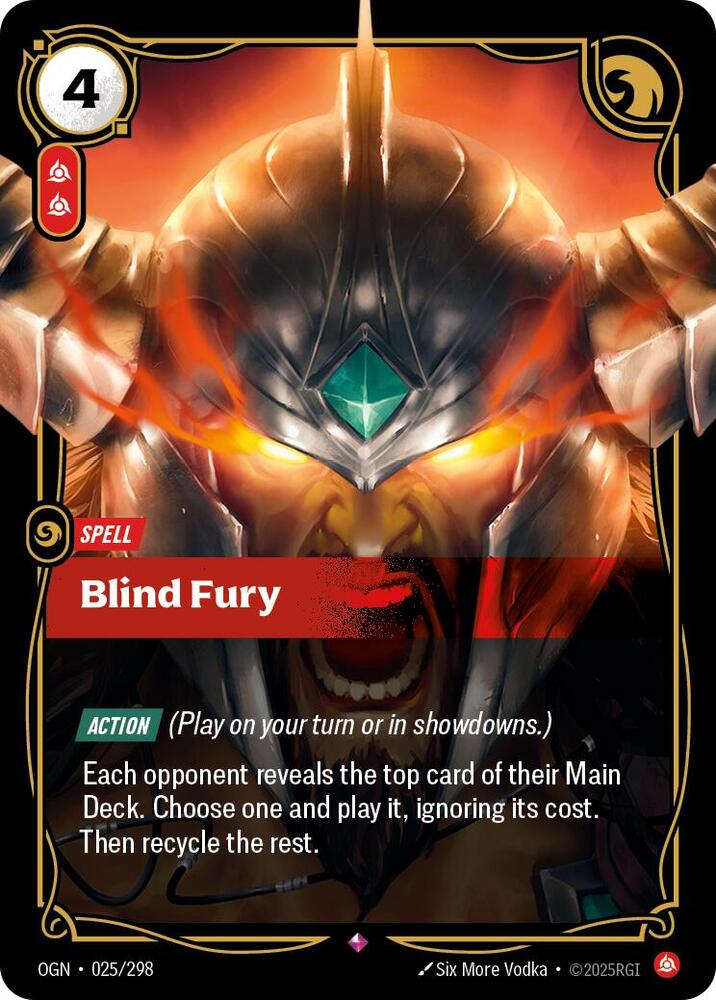 Blind Fury — Origins