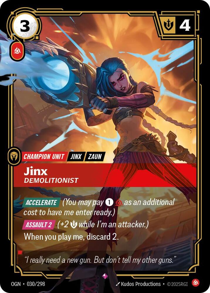 Jinx, Demolitionist — Origins
