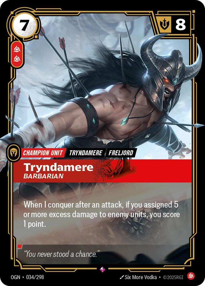 Tryndamere, Barbarian — Origins