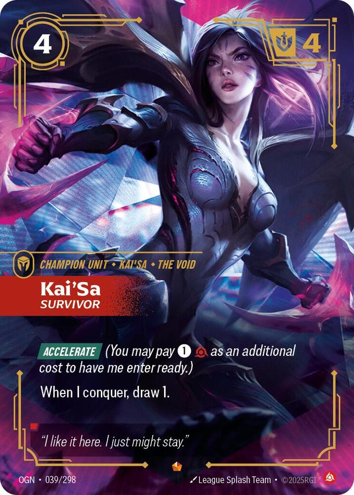 Kai'Sa, Survivor — Origins