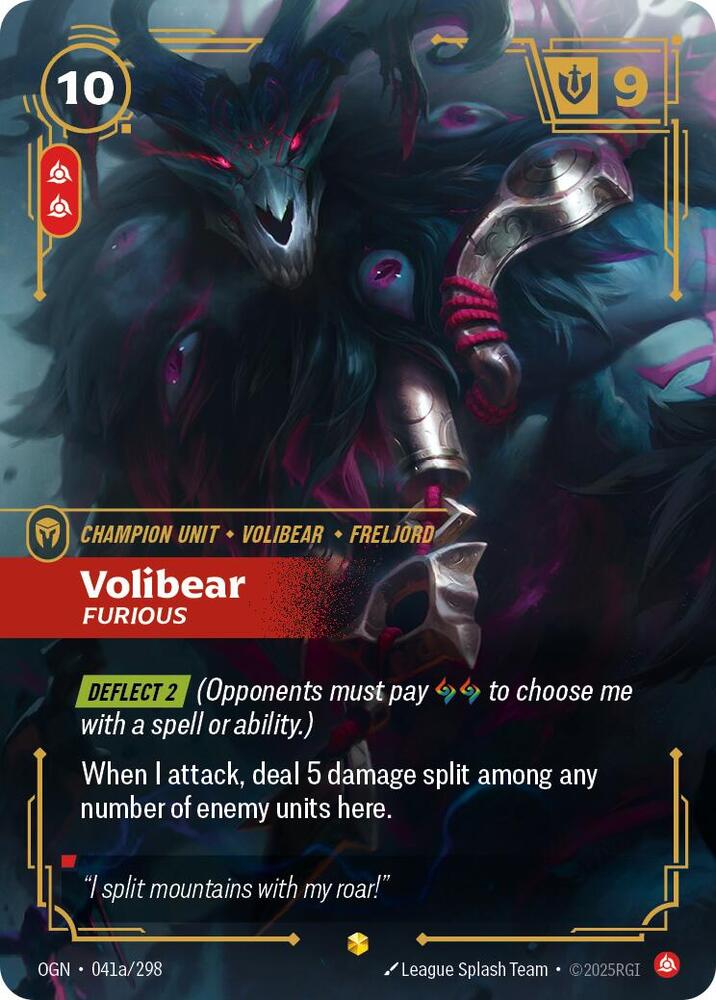Volibear, Furious (Alternate Art) — Origins