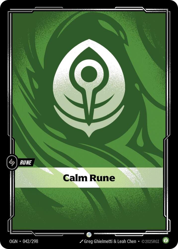Calm Rune — Origins