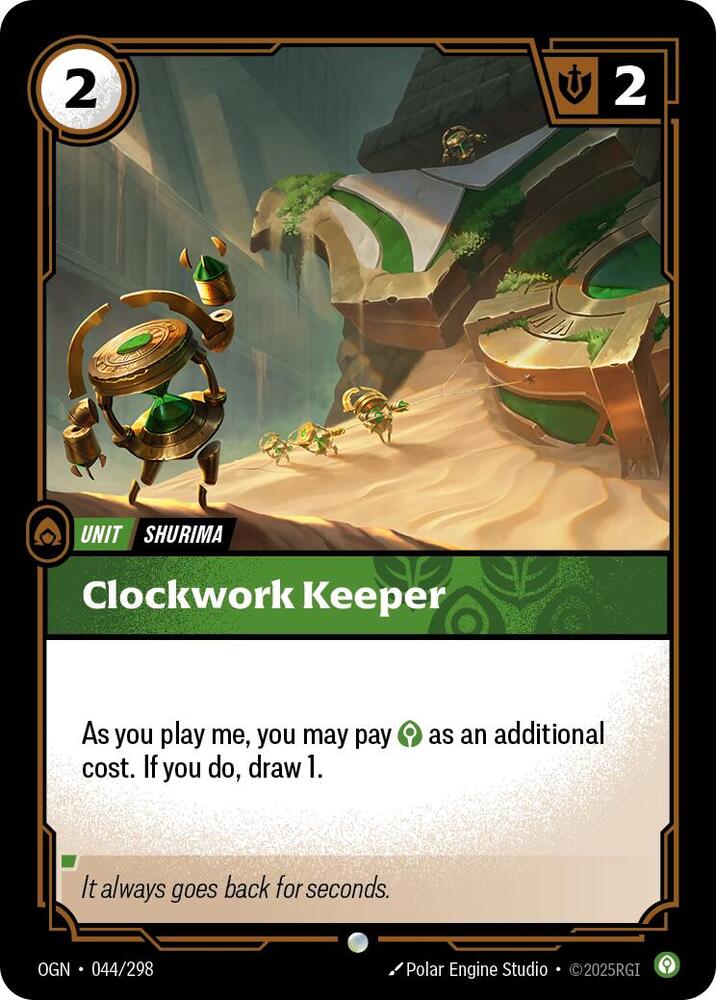 Clockwork Keeper — Origins