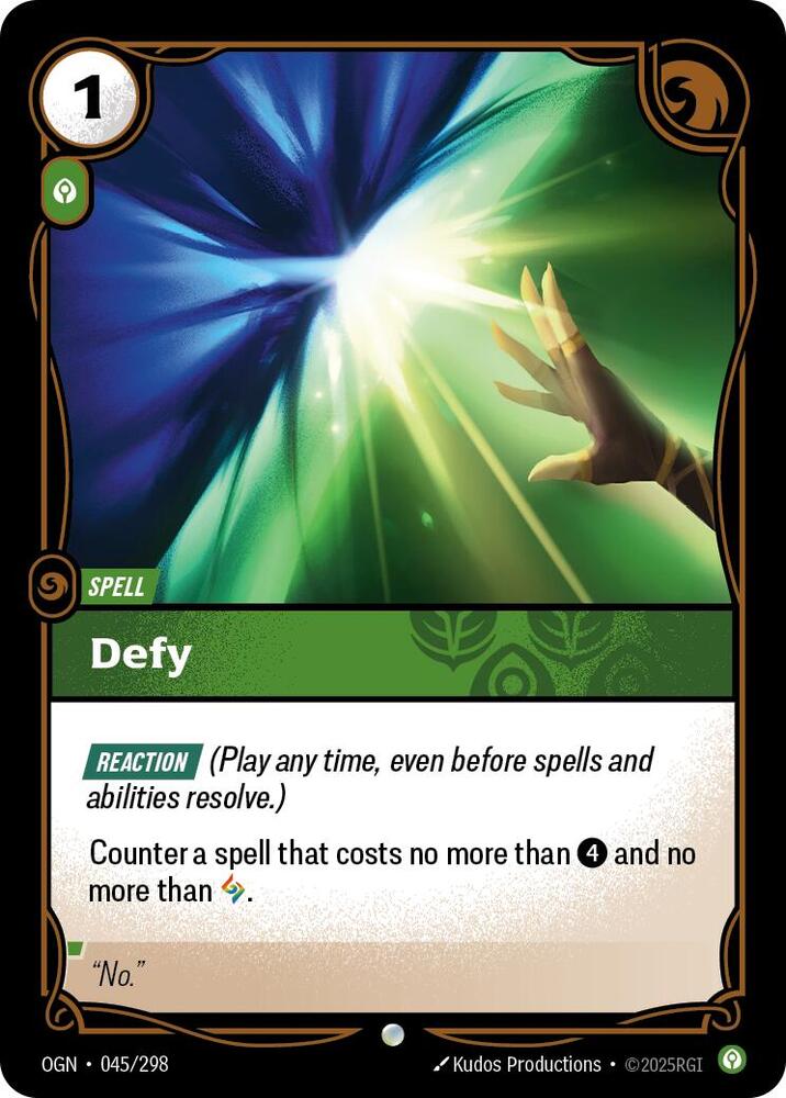 Defy — Origins