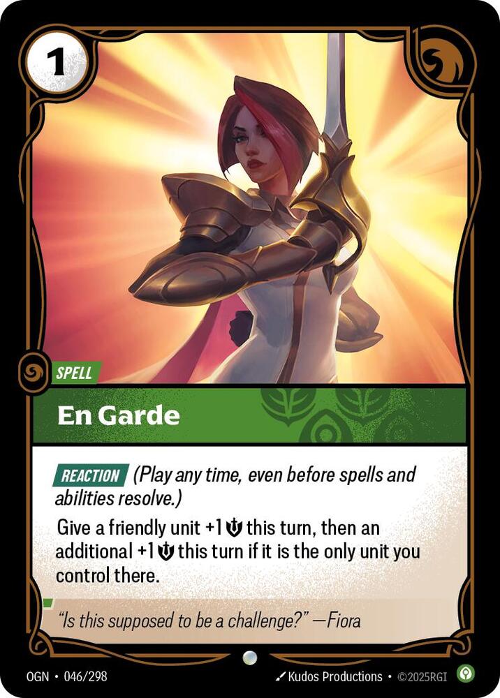 En Garde — Origins