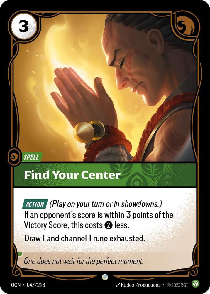 Find Your Center — Origins