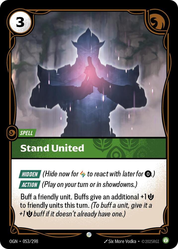 Stand United — Origins
