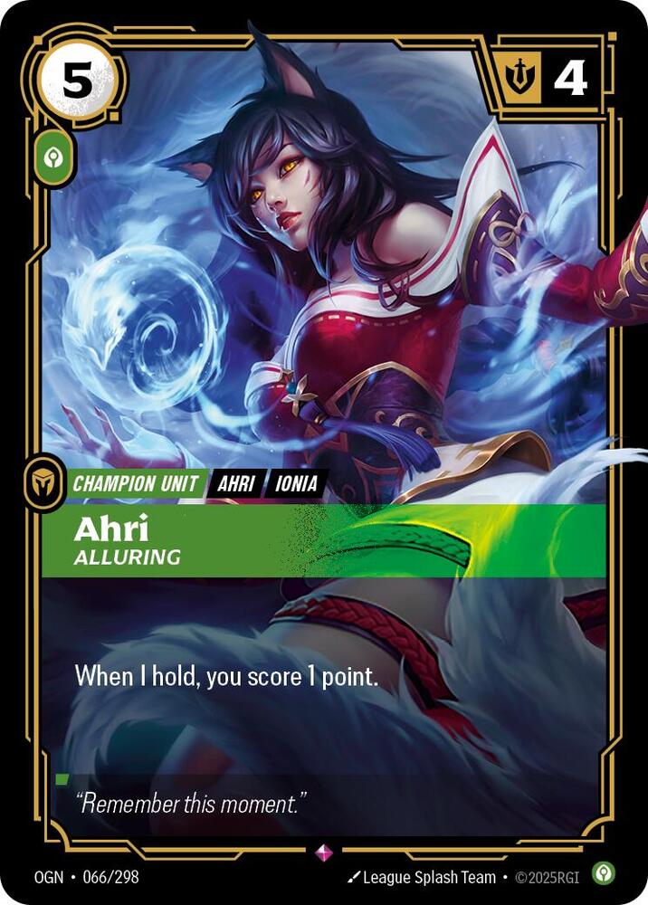 Ahri, Alluring — Origins