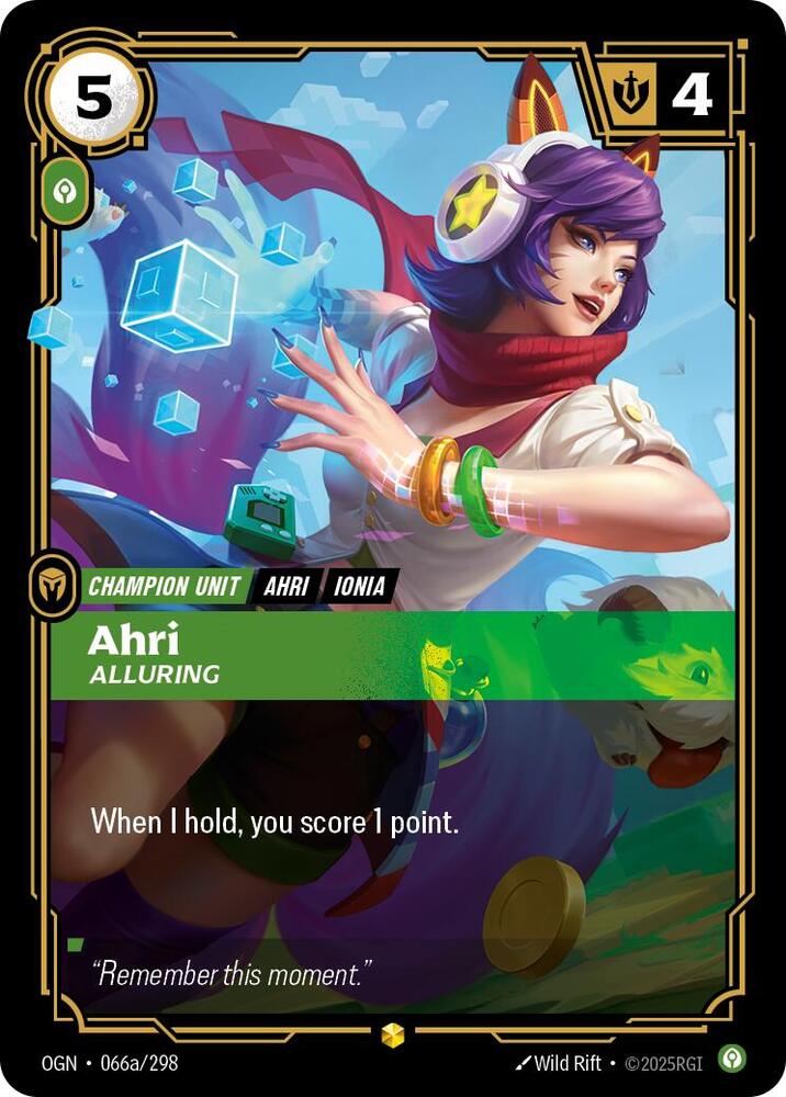 Ahri, Alluring (Alternate Art) — Origins