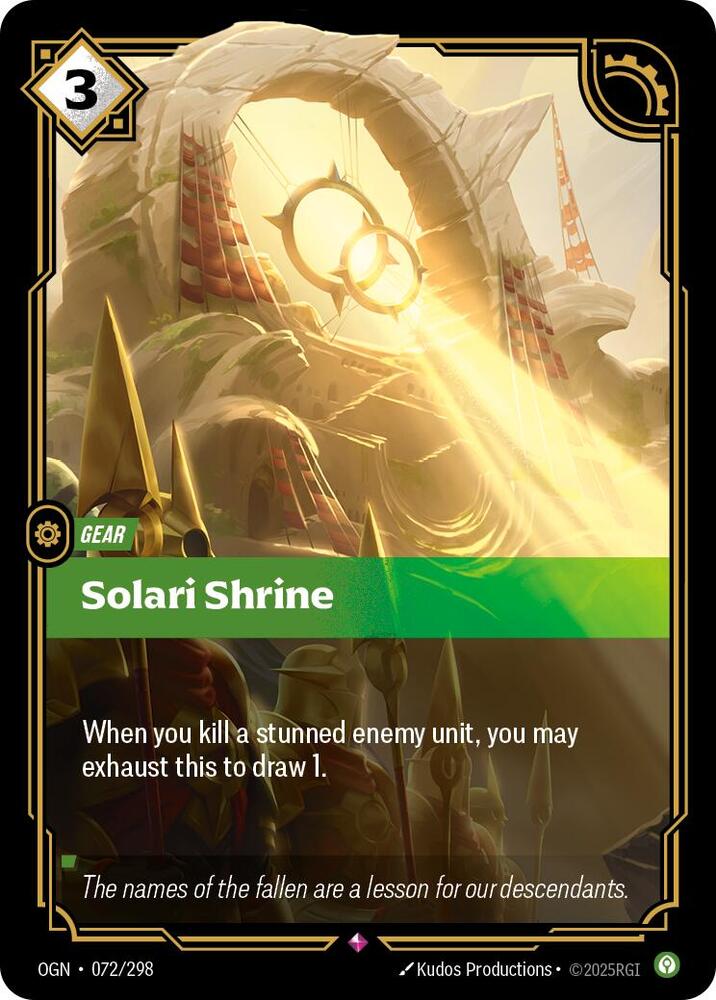 Solari Shrine — Origins