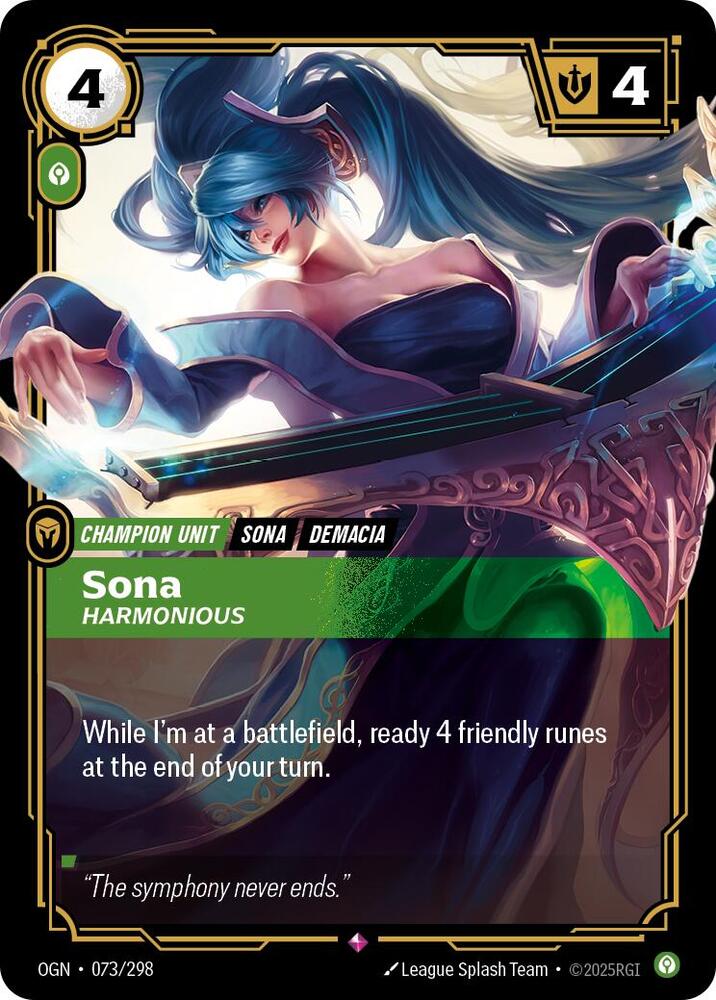 Sona, Harmonious — Origins