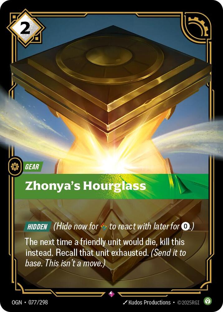 Zhonya's Hourglass — Origins