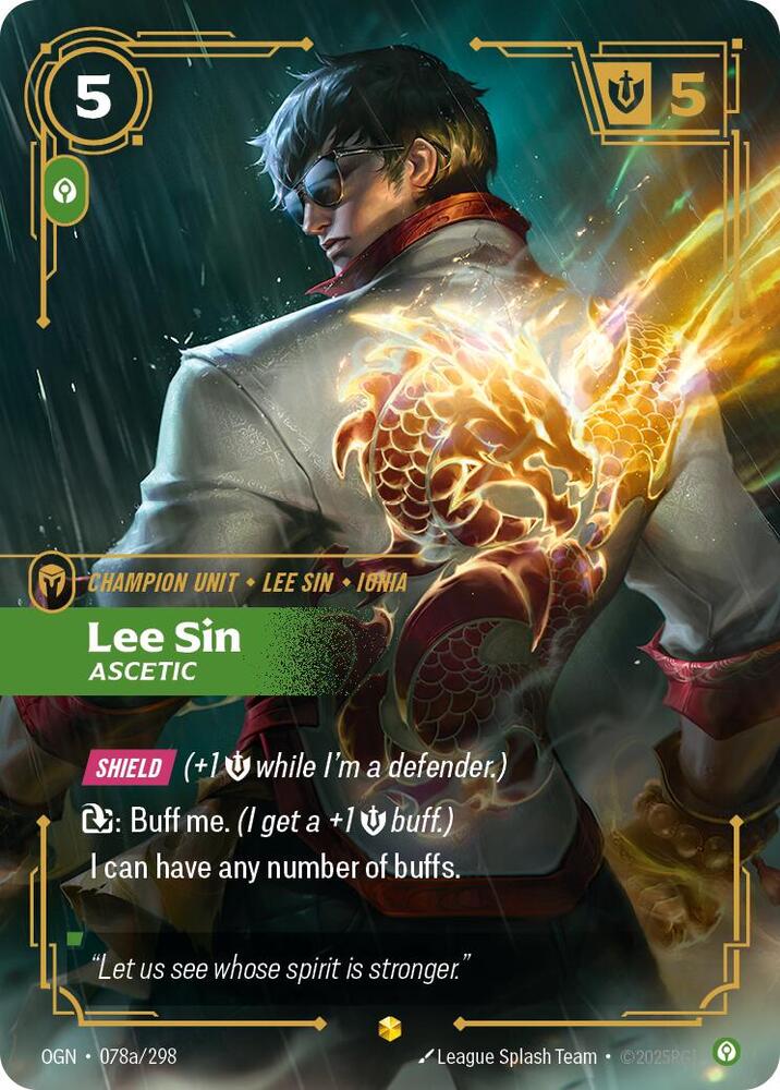 Lee Sin, Ascetic (Alternate Art) — Origins