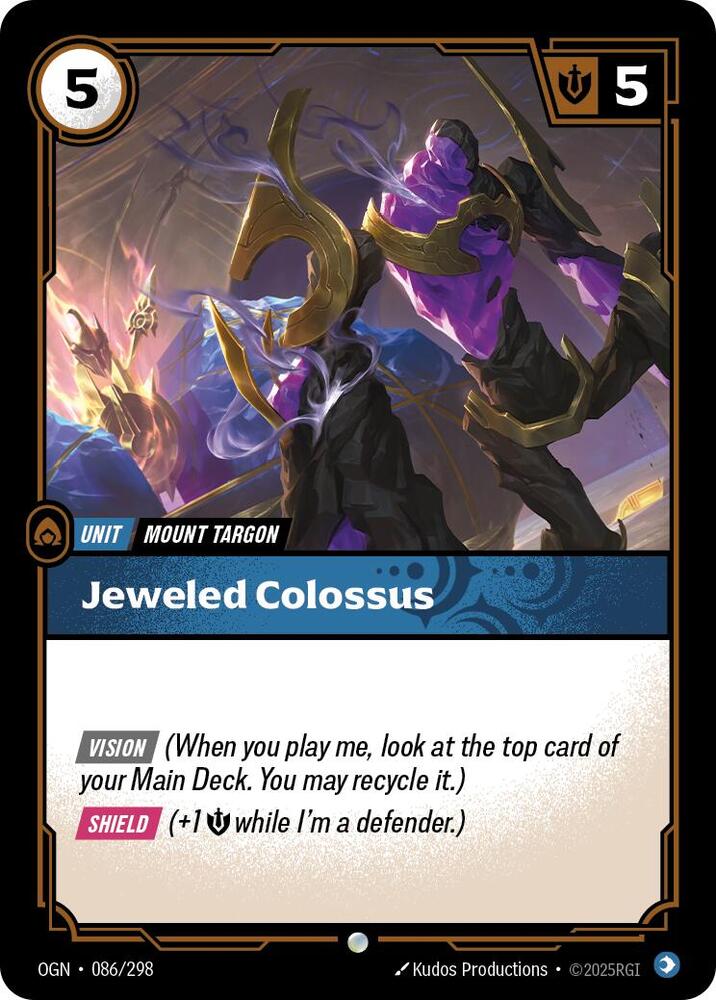 Jeweled Colossus — Origins