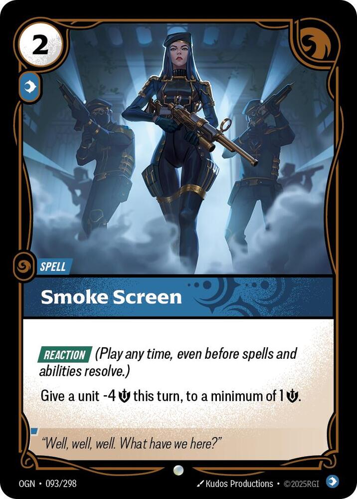 Smoke Screen — Origins