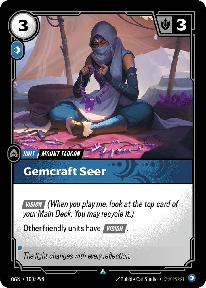Gemcraft Seer — Origins