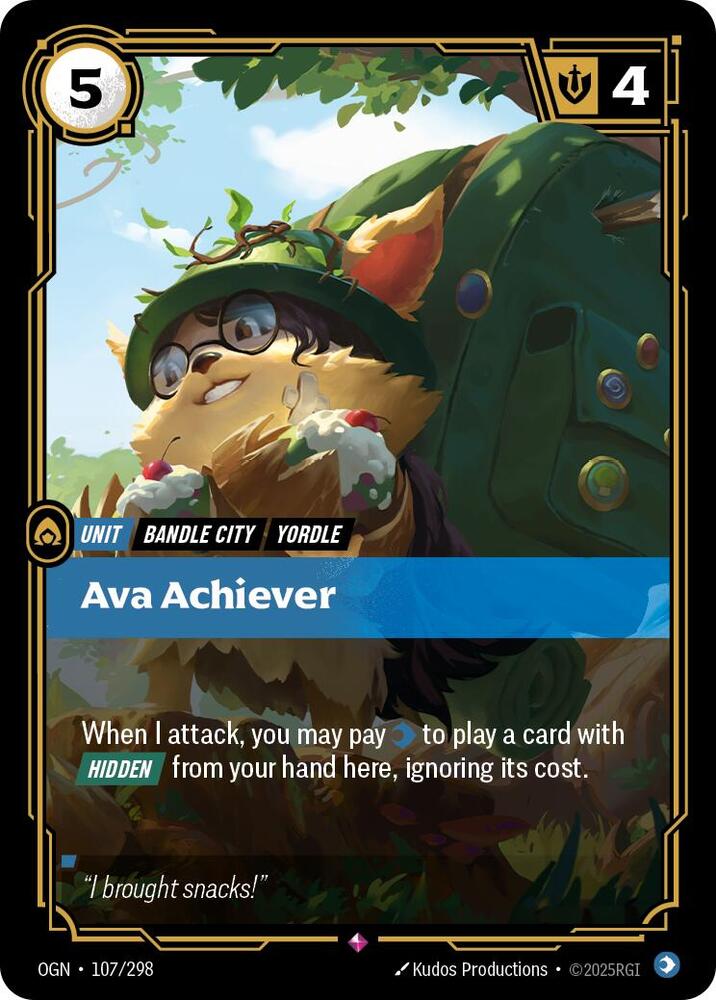 Ava Achiever — Origins