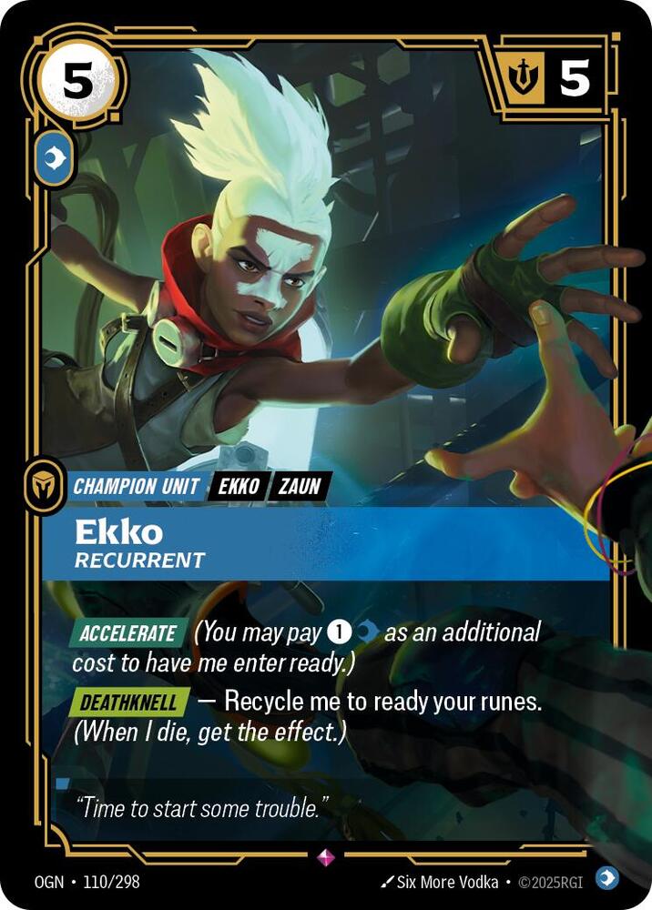 Ekko, Recurrent — Origins