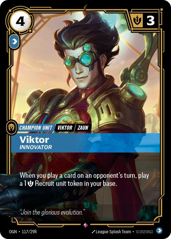 Viktor, Innovator — Origins