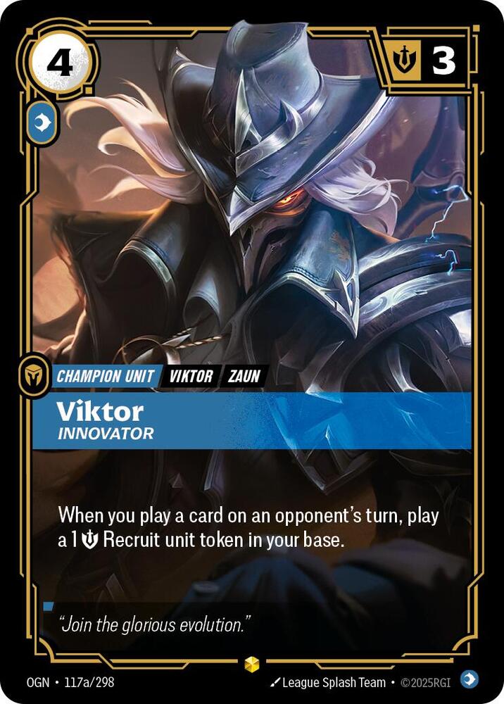 Viktor, Innovator (Alternate Art) — Origins