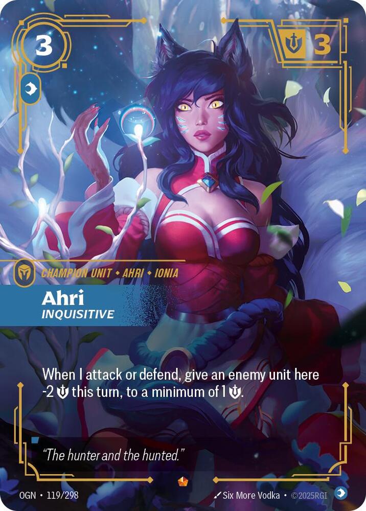 Ahri, Inquisitive — Origins