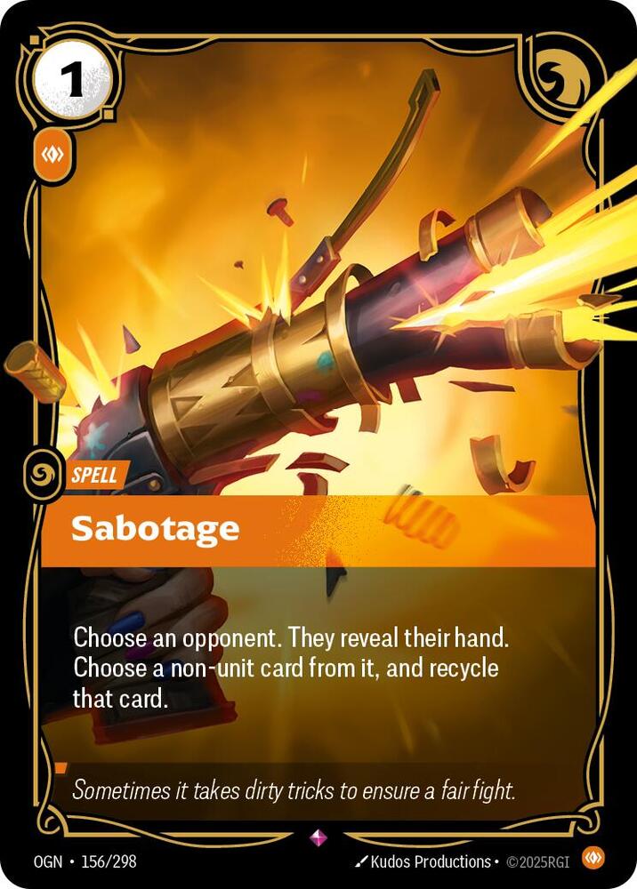 Sabotage — Origins