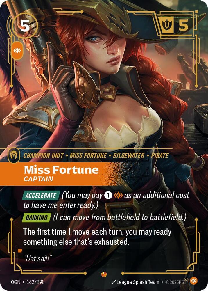 Miss Fortune, Captain — Origins
