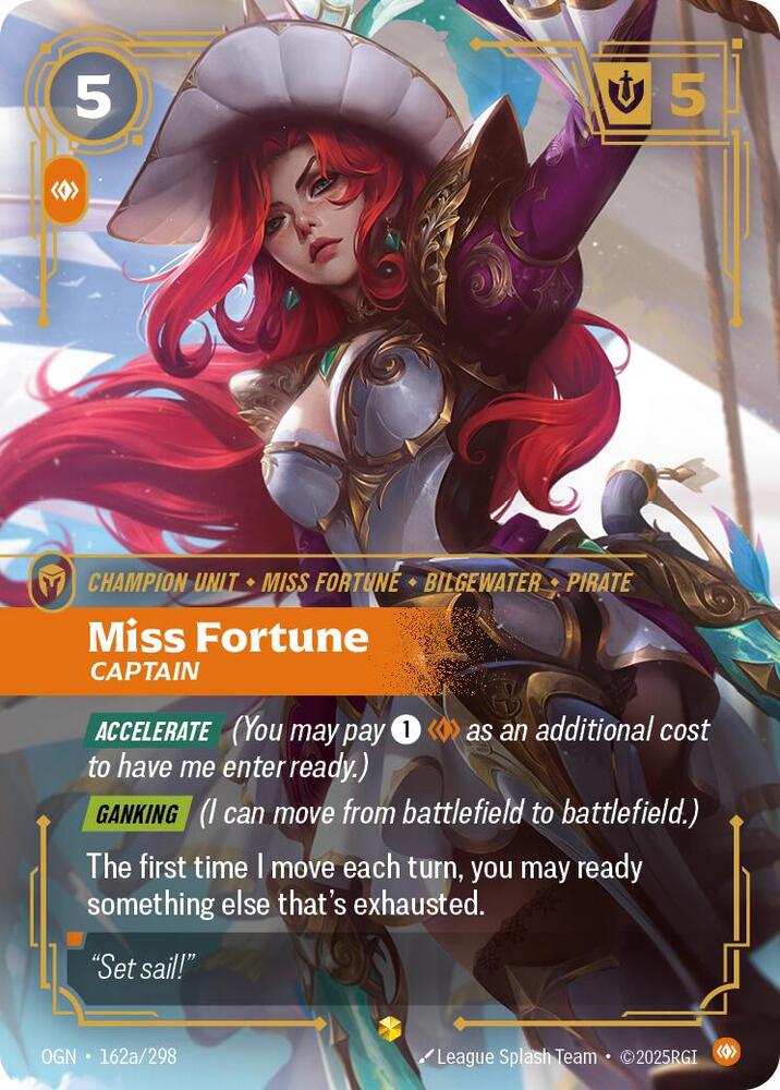 Miss Fortune, Captain (Alternate Art) — Origins