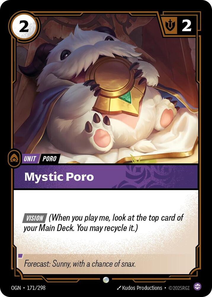 Mystic Poro — Origins