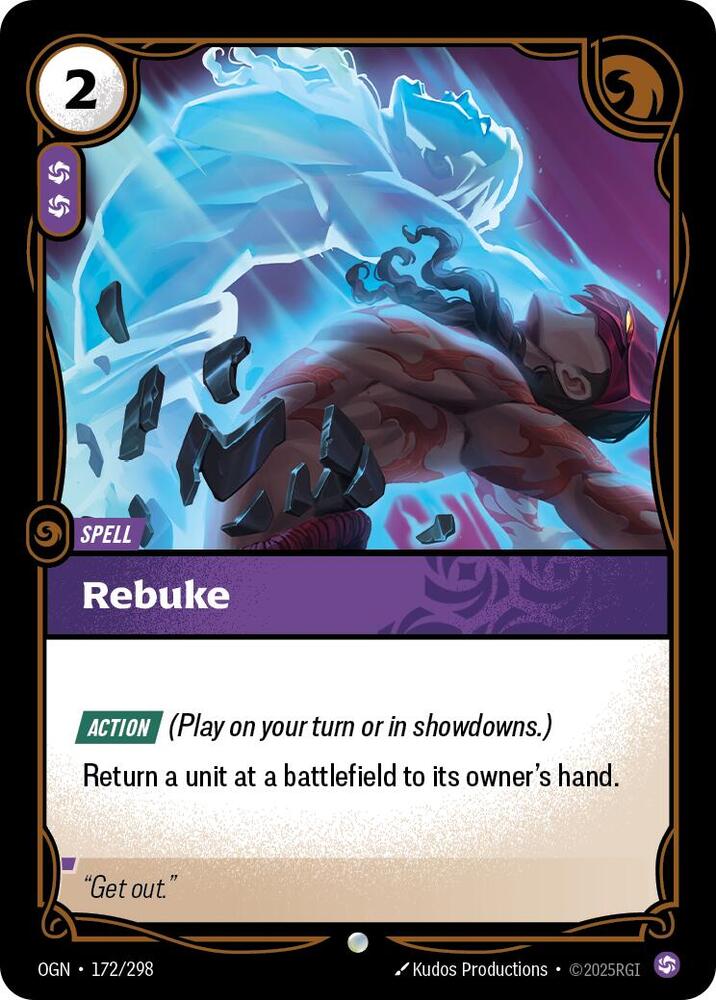 Rebuke — Origins