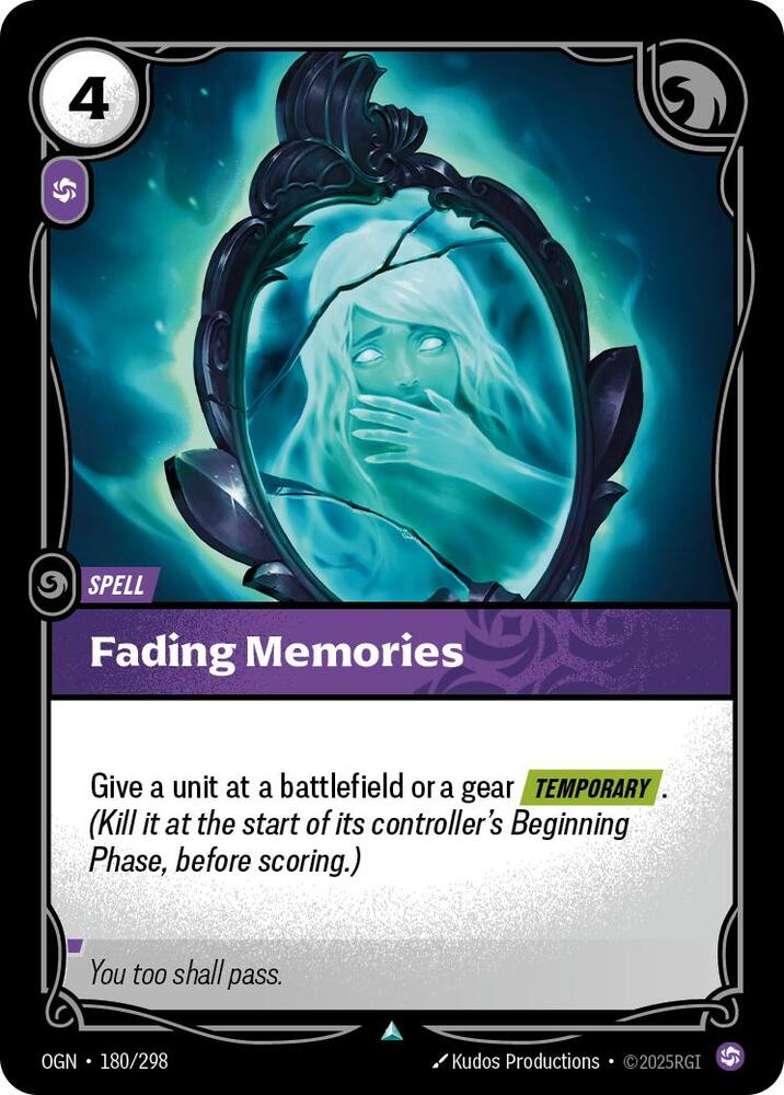 Fading Memories — Origins