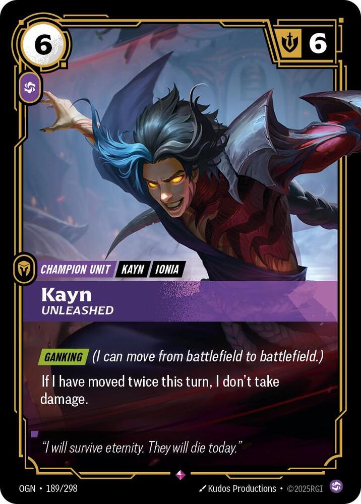 Kayn, Unleashed — Origins