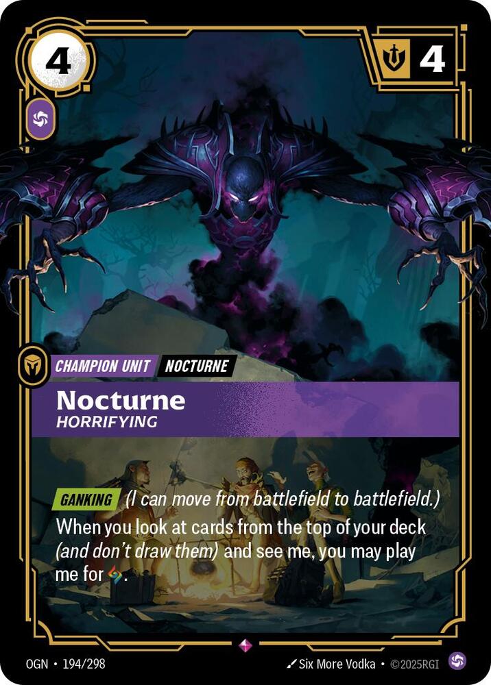 Nocturne, Horrifying — Origins