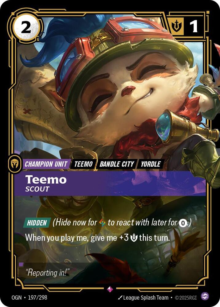 Teemo, Scout — Origins