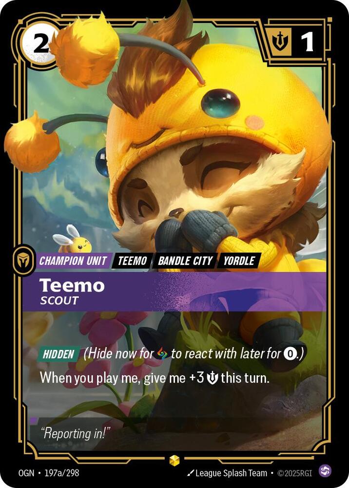 Teemo, Scout (Alternate Art) — Origins