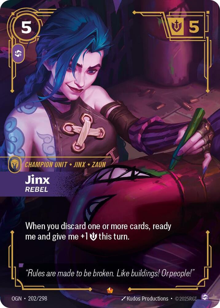 Jinx, Rebel — Origins