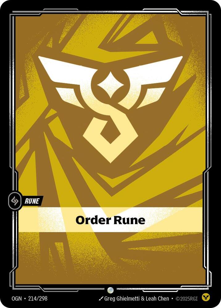 Order Rune — Origins