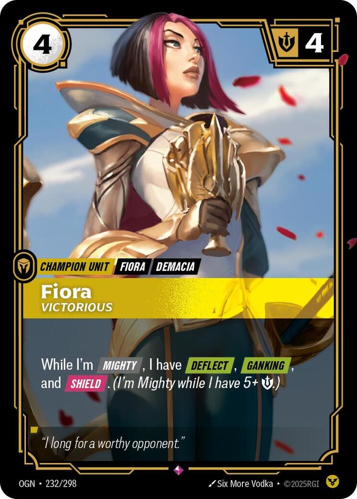 Fiora, Victorious — Origins