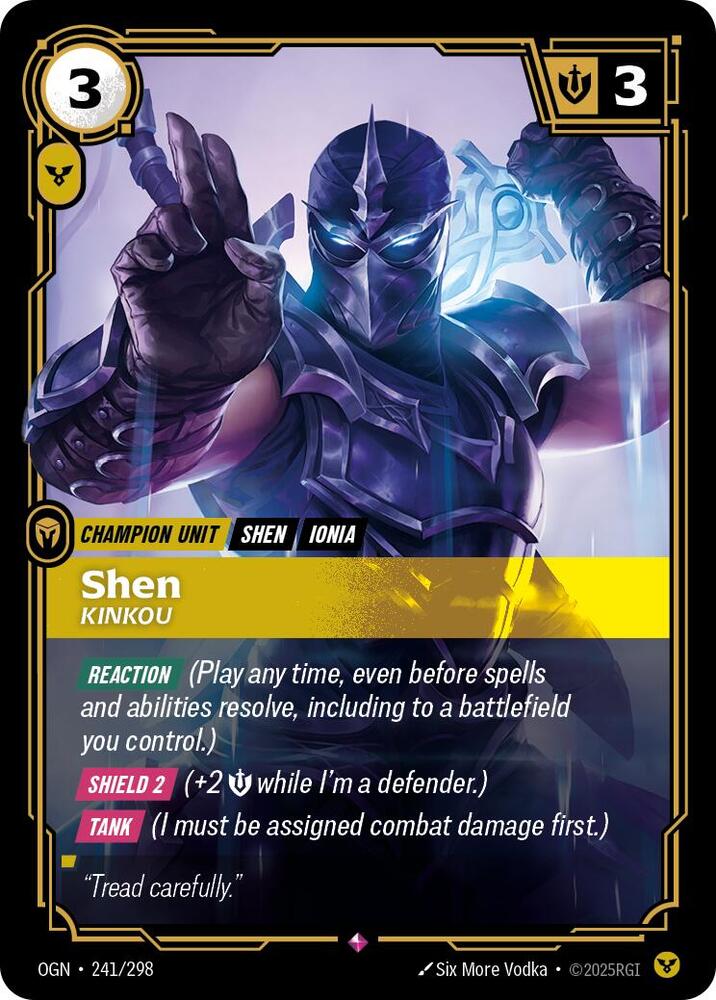 Shen, Kinkou — Origins