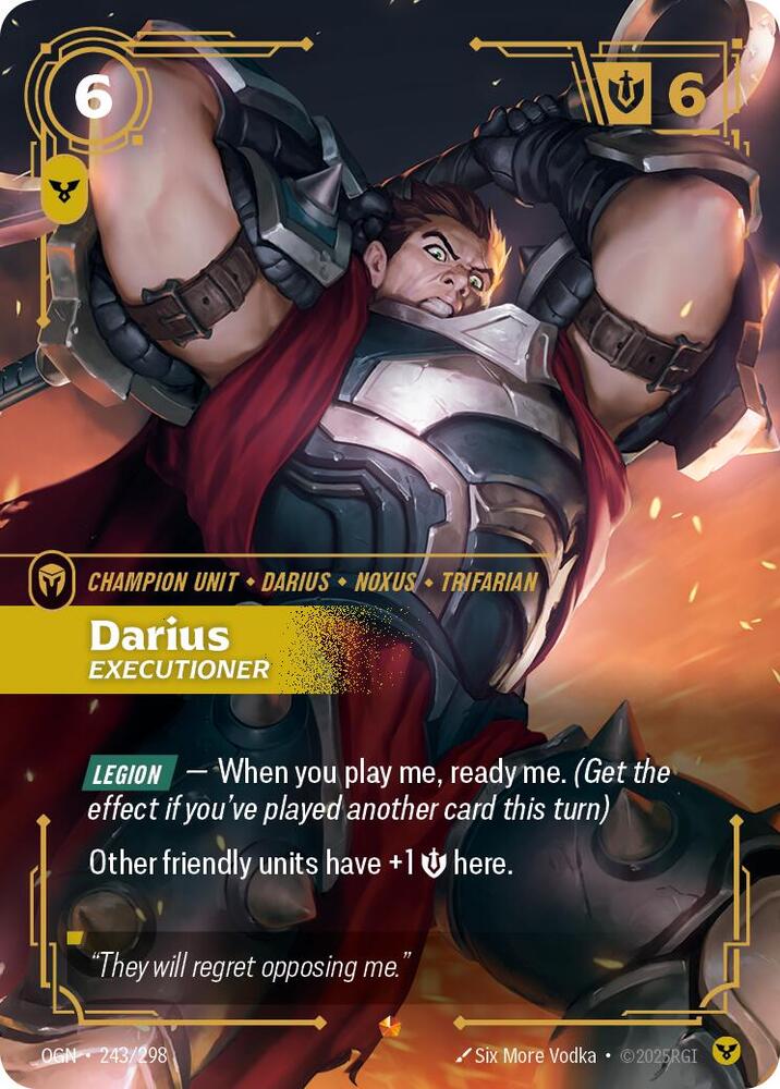 Darius, Executioner — Origins