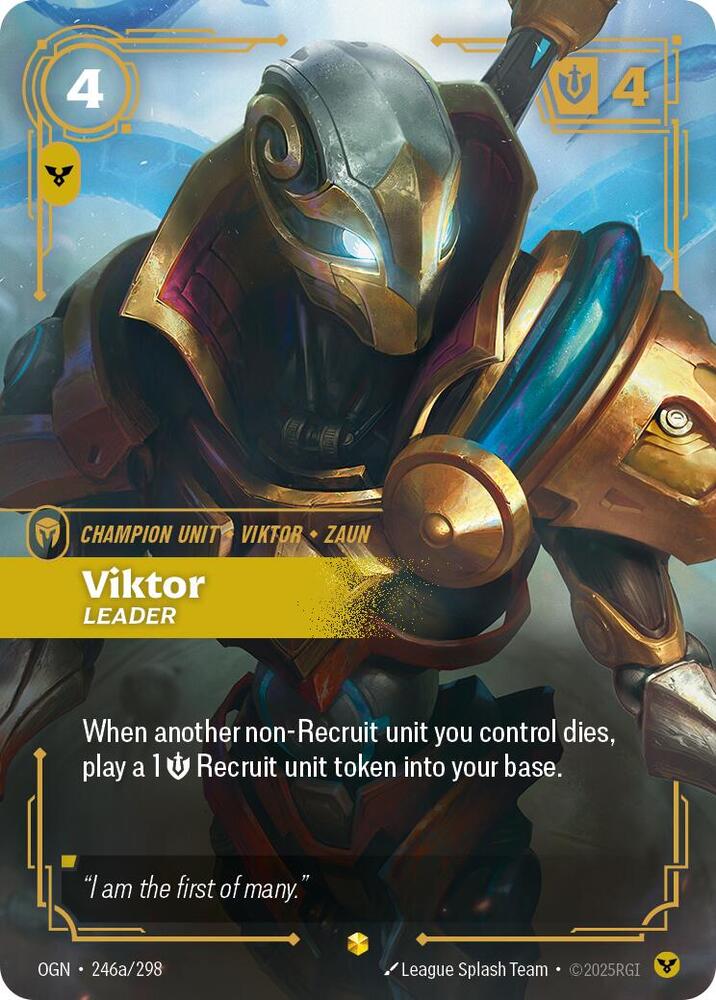 Viktor, Leader (Alternate Art) — Origins