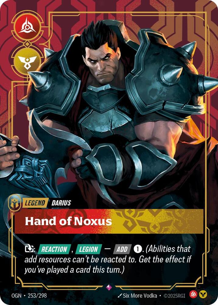 Darius, Hand of Noxus — Origins