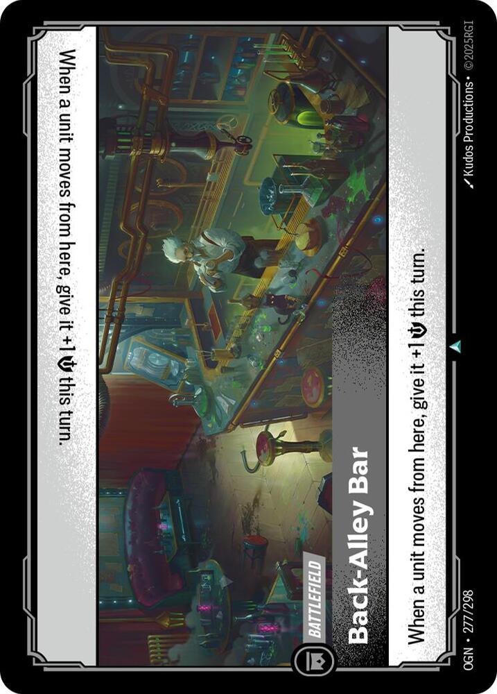 Back-Alley Bar — Origins