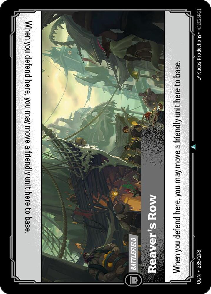 Reaver's Row — Origins