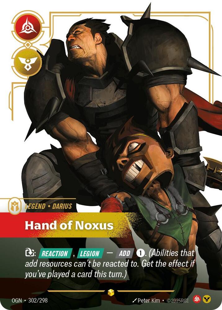 Darius, Hand of Noxus (Overnumbered) — Origins