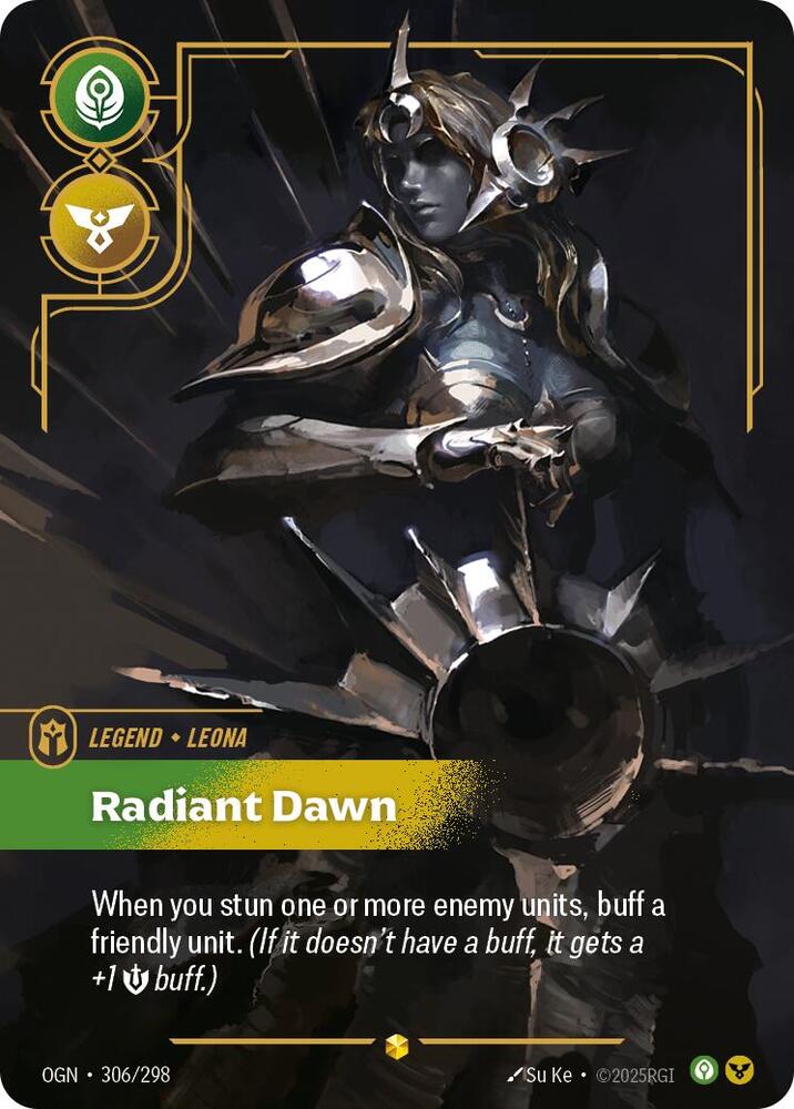 Leona, Radiant Dawn (Overnumbered) — Origins