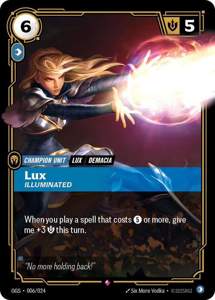 Lux, Illuminated — Origins: Proving Grounds