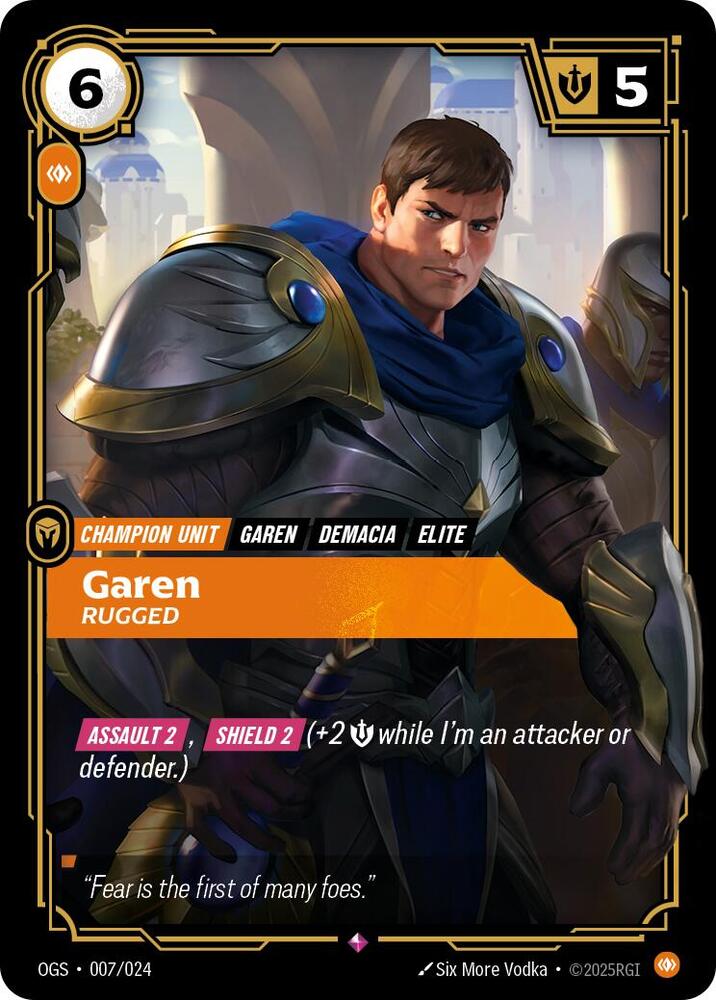Garen, Rugged — Origins: Proving Grounds