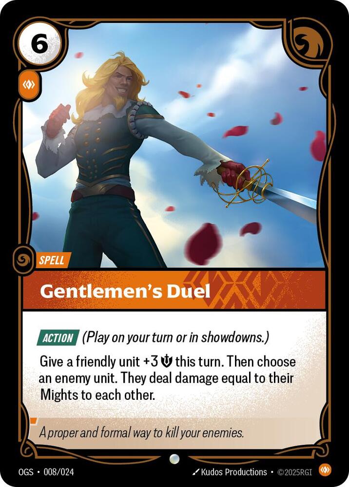 Gentlemen's Duel — Origins: Proving Grounds